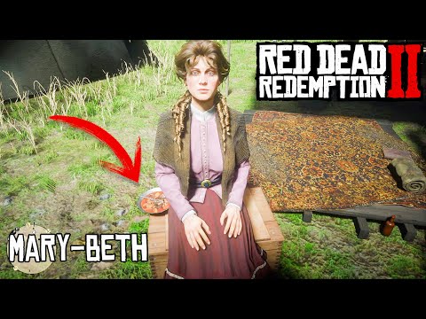 What happens if you follow Mary-Beth around camp? - RDR2