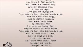 The Wonder Stuff - 38 Line Poam - Lyrics