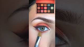 VELVET PEACH INSPIRED EYESHADOW TUTORIAL | #shorts #makeup #makeuptutorial #eyeshadowtutorial