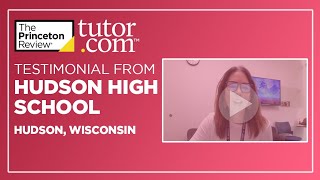 Tutor.com | Testimonial from Andrea Sorensen, Hudson High School
