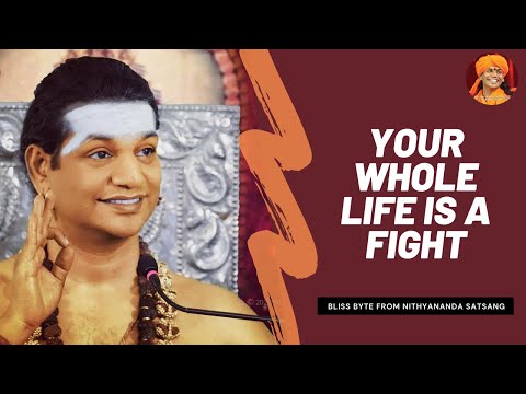 Your whole life is the fight between your ahamkara and mamakara