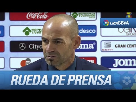 Rueda de prensa de Paco Jémez tras el Getafe CF (1-1) Rayo Vallecano