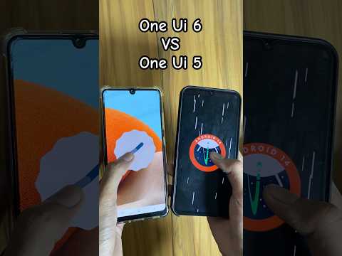 One Ui 6 🔥 Vs One Ui 5 Main Differences #samsunggalaxy #oneui6 #samsung #android14 #oneui #shorts