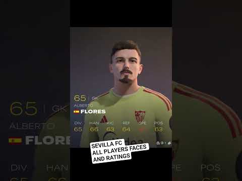 FC26 SEVILLA FC - All player faces & Ratings EA SPORTS #fc26 #fc26gameplay #sevillafc  #fifa