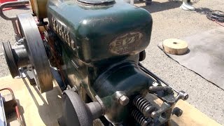 preview picture of video 'Old Engines in Japan 1950s YOSHIDA Type O 4.5hp (1080p 60fps)'