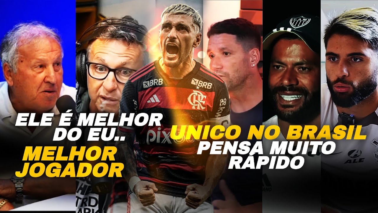 JOGADORES FALAM DO ARRASCAETA ❤️🖤