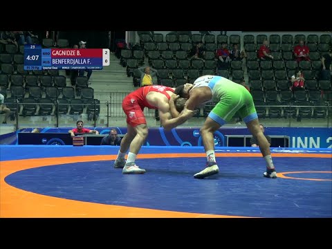 1/4 FS - 79 kg: B. GAGNIDZE (GEO) v. F. BENFERDJALLA (ALG)