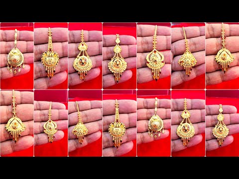 22ct Gold Maangtika Design With Weight And Price 2025#mang tika ka design #gold Maangtika design