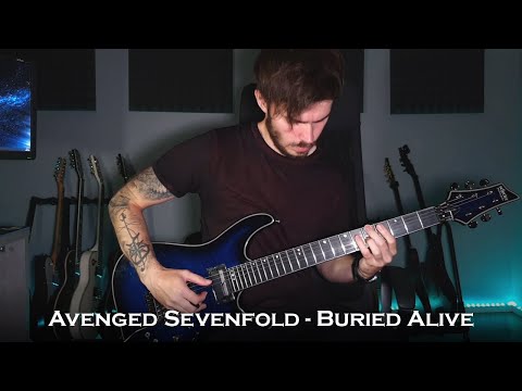Avenged Sevenfold - Buried Alive (Guitar Cover + All Solos / One Take)