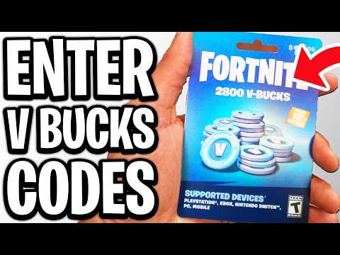 12 Digit Code For V Bucks