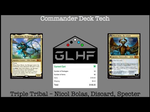 Nicol Bolas, the Ravager - Commander Deck Tech - Triple Tribal Tribute