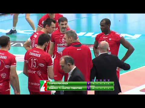 Piacenza - Trentino - 2 set - Legavolley season 2014/2015 - Serie A1