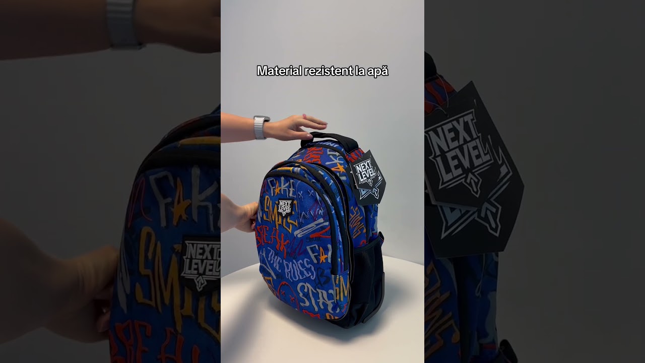 Troller Next Level, 2 in 1, albastru, 48x33x19 cm