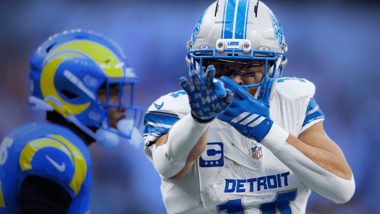 Amon-Ra St. Brown's best catches from 2-TD game vs. Rams | Week 15