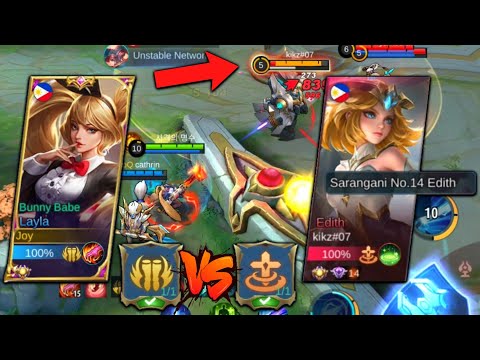 LAYLA VS TOP GLOBAL EDITH IN RANKED GAME! WHO WILL WIN? | Queen of Marksman