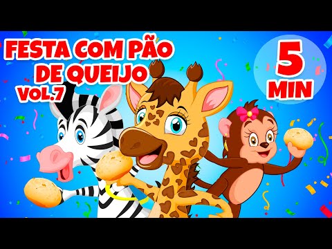 Festa com Pão de Queijo da Giramille Vol. 7 - Giramille 5 min | Desenho Animado Musical