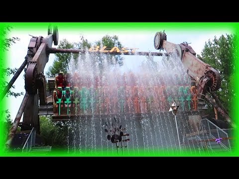 Blast - Offride [ EXTRA WET / SPECIAL RIDE ] - Walibi Holland 2019 | Top Spin