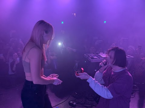George Clanton Proposes to Negative Gemini at Lodge Room NYE Show + Make It Forever