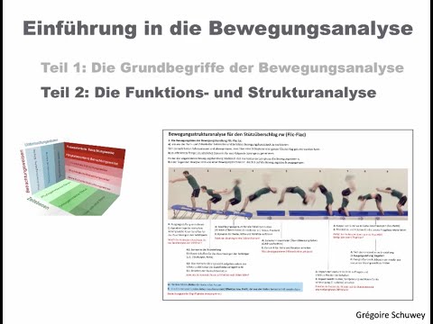 Einführung Bewegungsanalyse Teil 2: Funktionsanalyse.