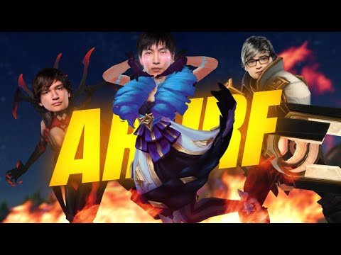 Playing ARURF With Meteos, Sneaky, and friends | Doublelift