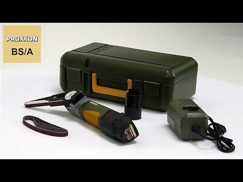PROXXON Akku-Bandschleifer - mit Akku u. Ladegerät