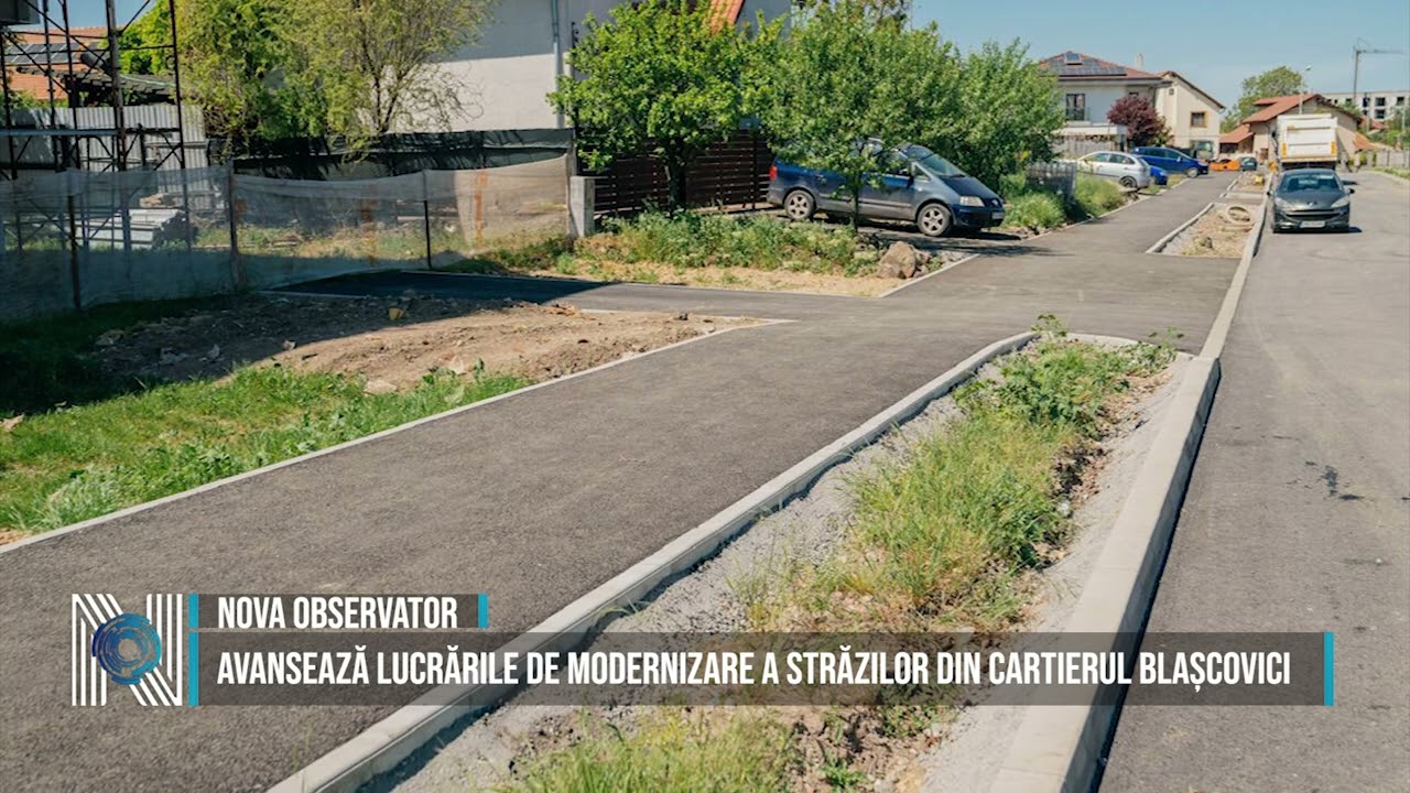 Avansează lucrările de modernizare a străzilor din cartierul Blașcovici