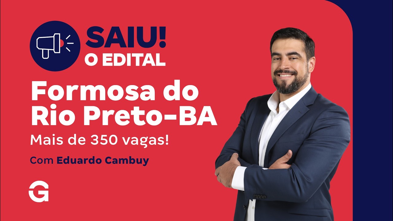 Concurso Formosa do Rio Preto BA: Saiu o Edital com mais de 350 vagas!