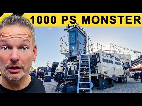1000 PS MONSTER & STRASSENBAU HIGHTECH auf der BAUMA 2022