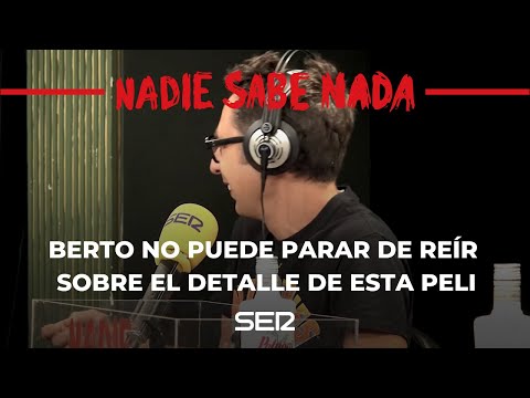 Berto Romero no puede parar de reír al hablar de esta peli