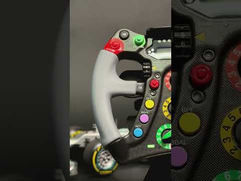 Mercedes W03 (2012) steering wheel | Tibormodel.com #model  #collectables #formula1 #mercedes