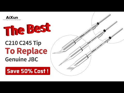 Best Micro Soldering Tip || C210 C245 Soldering Tip || SMD Rework Support to JBC Iron Comparison