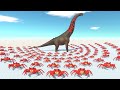 Dinosaurs and Animals - Who Can Hunt All Crabs?