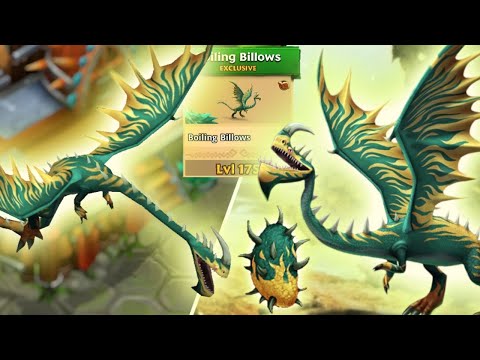 Boiling Billows — Exclusive Windstriker Max Level 175 Titan Mode | Dragons: Rise of Berk