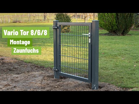 Montage Variotor 8/6/8 Zaunfuchs