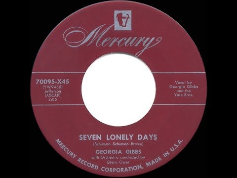 1953 HITS ARCHIVE: Seven Lonely Days - Georgia Gibbs