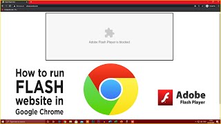 [Solved] Adobe Flash Player is blocked by Google Chrome | How to run FLASH website in Google Chrome