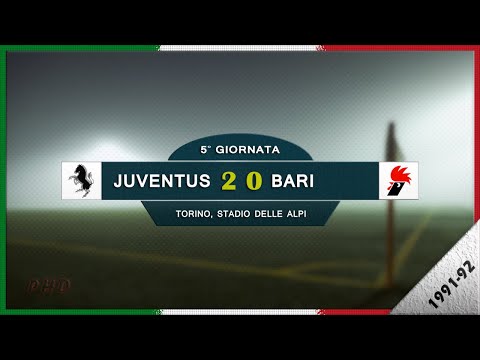 Serie A 1991-92, g05, Juventus - Bari