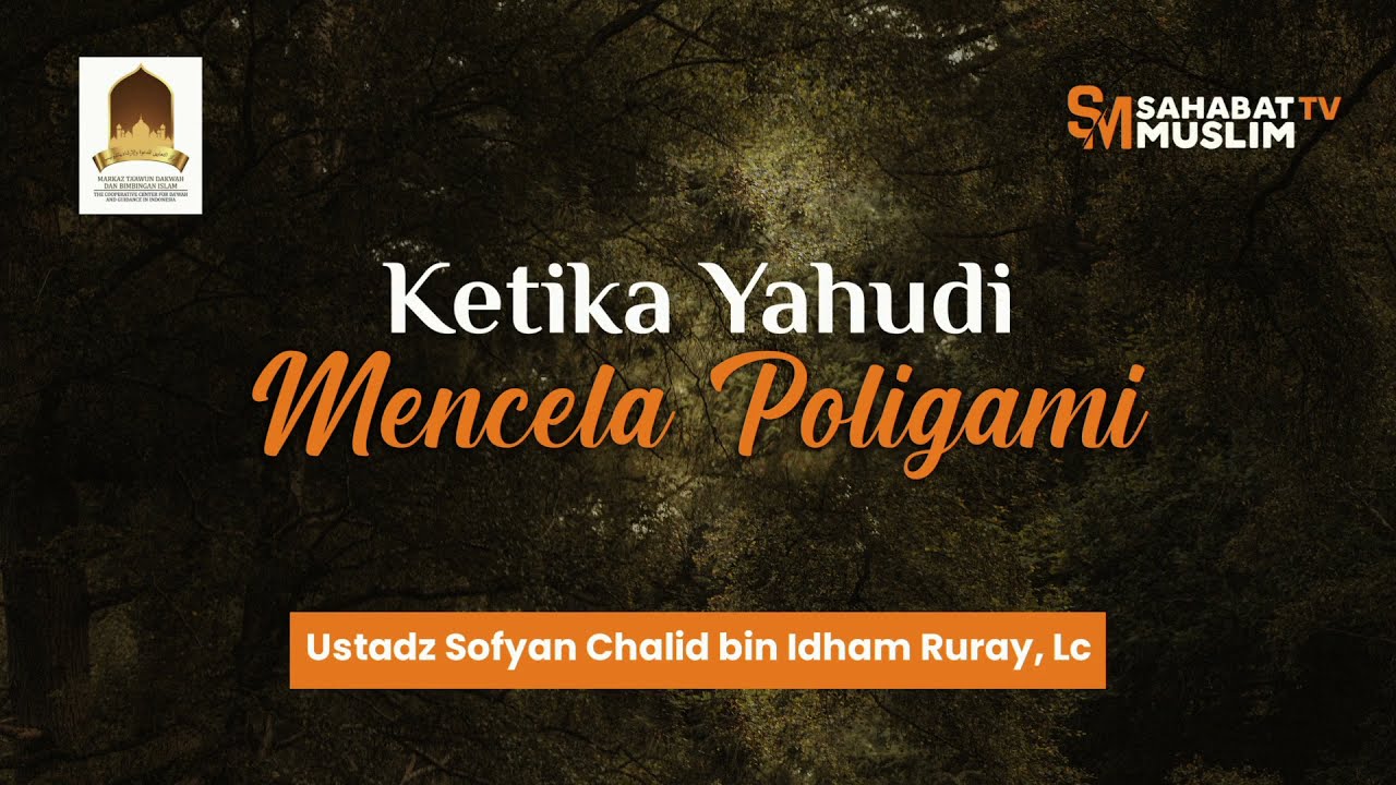 KETIKA YAHUDI MENCELA POLIGAMIhttps://youtu.be/GjQAQ3tiStsYuk Dalami Buku-buku A…