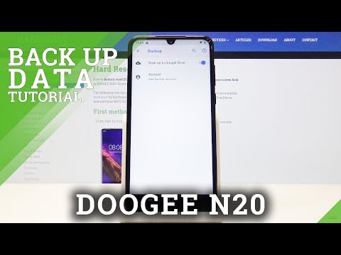 How to Add Google Account to Backup in DOOGEE N20 - Google Cloud Backup