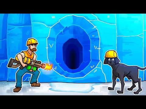 Melting a TUNNEL through the ice!