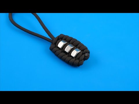 Trilobite Paracord Keychain with Nuts