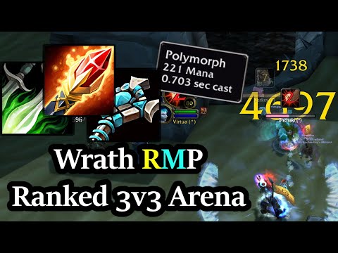 2100 RMP with that .7s Poly Cast - Ranked 3v3 WotLK