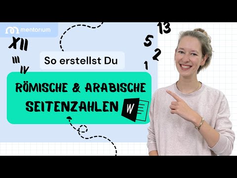 🔢 Römische und arabische Seitenzahlen in Word einfügen – in nur 2 Minuten | Mentorium 👩‍🎓🧑‍🎓