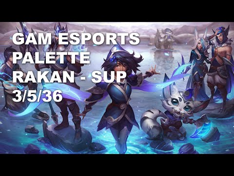 GAM Esports Palette Sup Rakan vs Leona - KR Master Patch 10.9