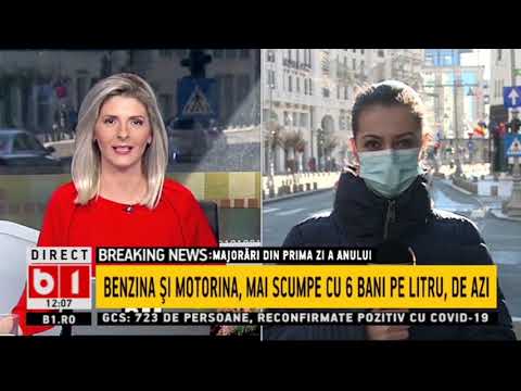 STIRI B1 DIN 1 IAN 2021 - SCUMPIRILE SI MAJORARILE DIN PRIMA ZI A ANULUI 2021