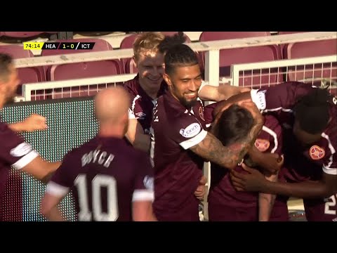 Jamie Walker finds the breakthrough for Hearts v Inverness CT in Premier Sports Cup