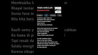 Download lagu Lirik tiada yang lain - fenomena #shorts #lagumalaysia #liriklagu mp3