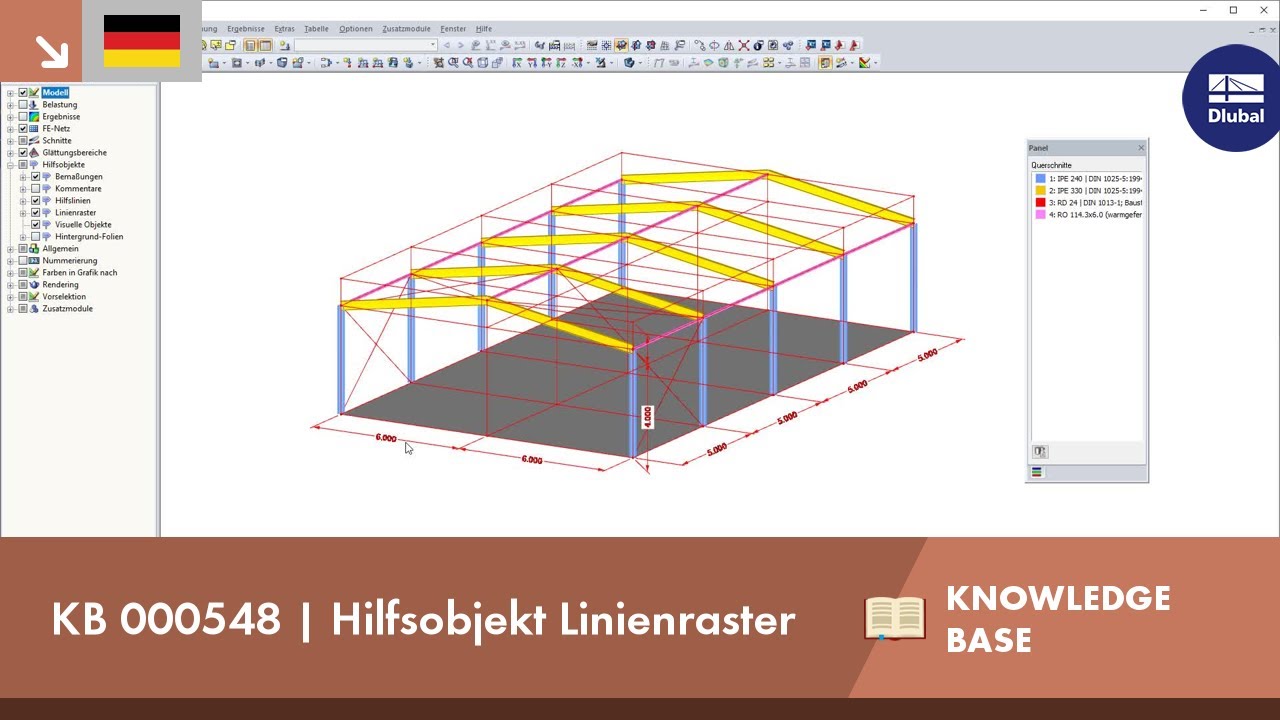 KB 000548 | Hilfsobjekt Linienraster