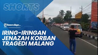 Video Viral Iring-iringan Belasan Ambulans Bawa Korban Tragedi Maut Arema FC Vs Persebaya