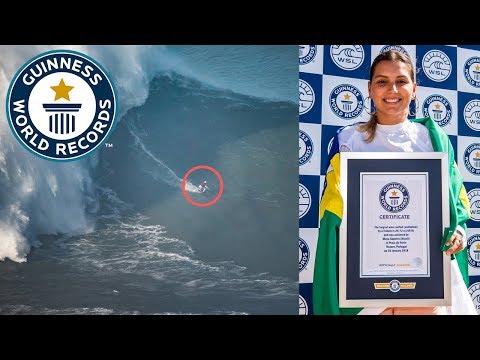 Largest wave surfed - female - Guinness World Records